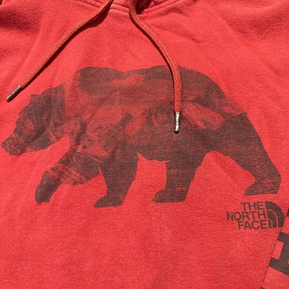 The North Face Brick Red Bear Hoodie - Picture 9 of 11